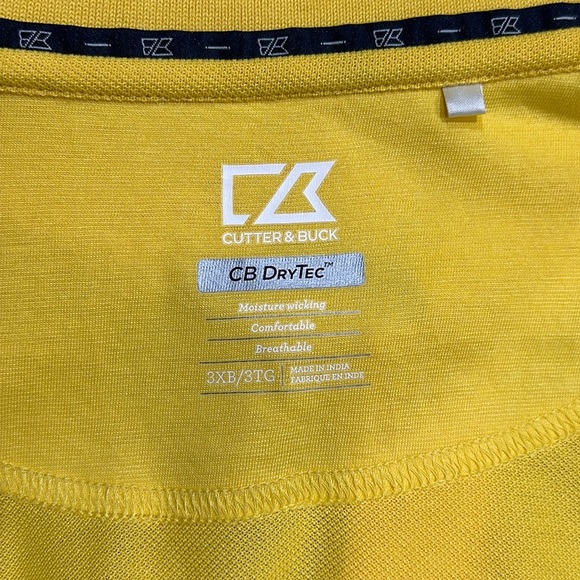 Cutter & Buck Yellow Polo Shirt - 3XB - Picture 3 of 10